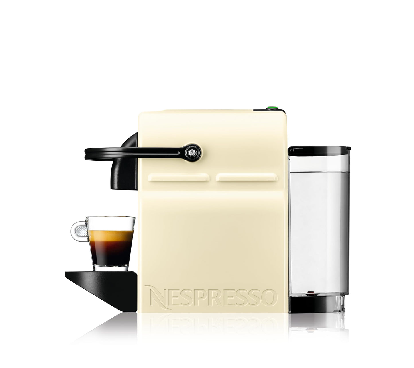 Machine à Café Inissia Crème Vanille, 19 Bars + Kit de Bienvenue, Design Compact, Arrêt Automatique, EN80.CW